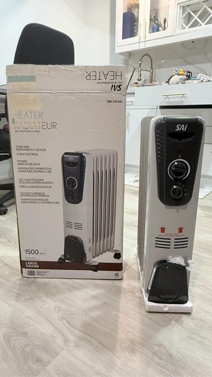 SAi 1500W Oil-Filled Radiator Heater