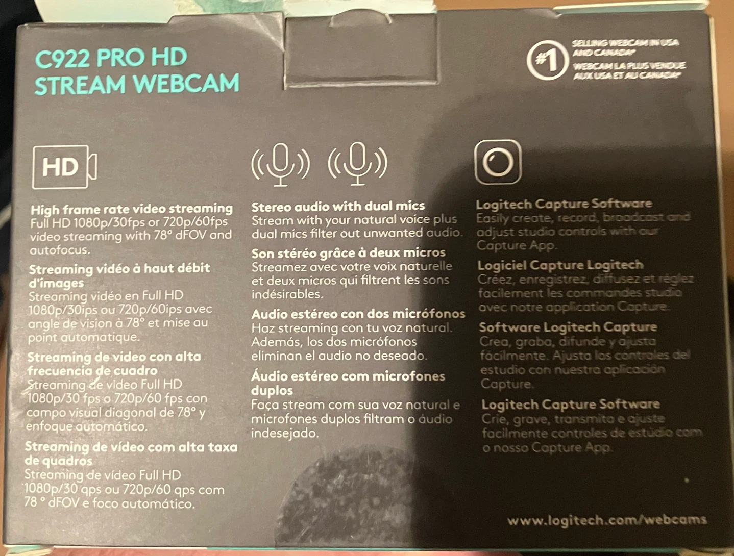 Logitech C922 Pro HD Stream Webcam - photo 2