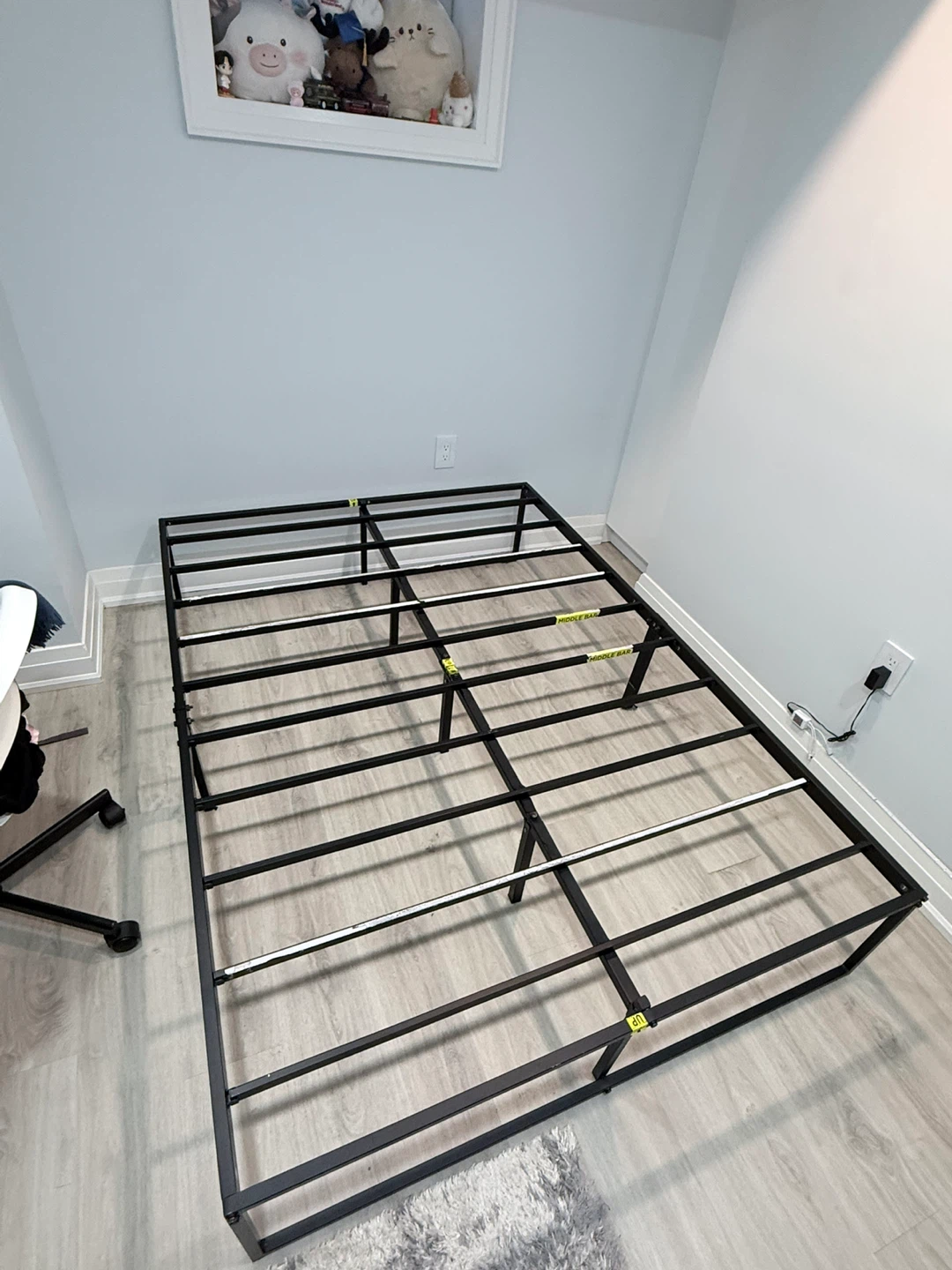 Black Metal Bed Frame - photo 4