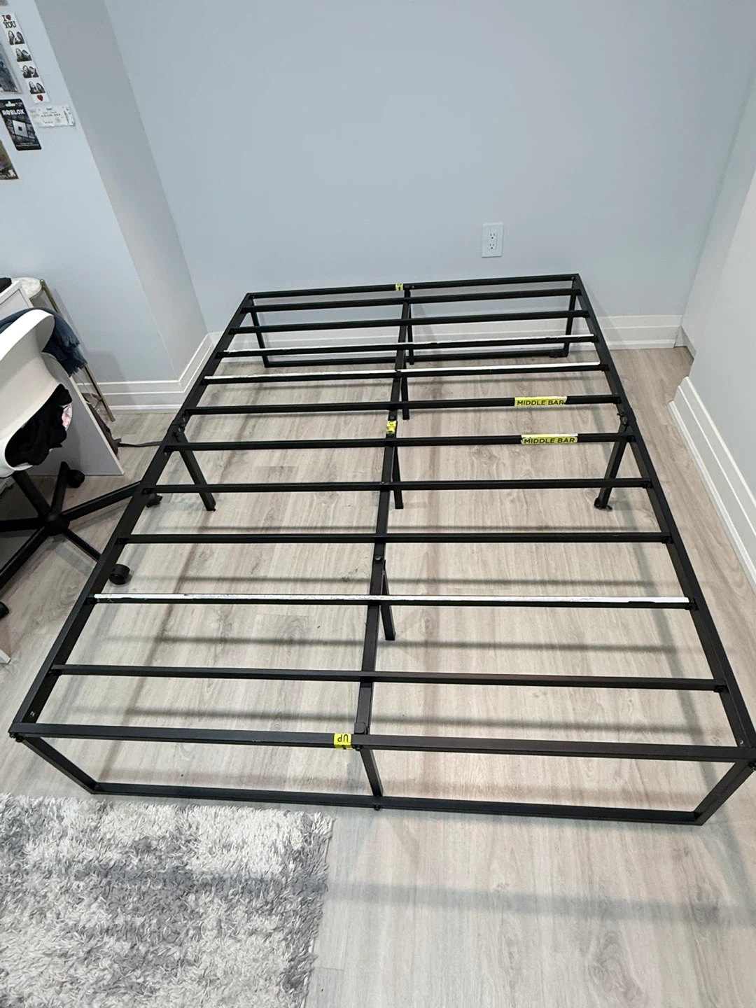 Black Metal Bed Frame - photo 5