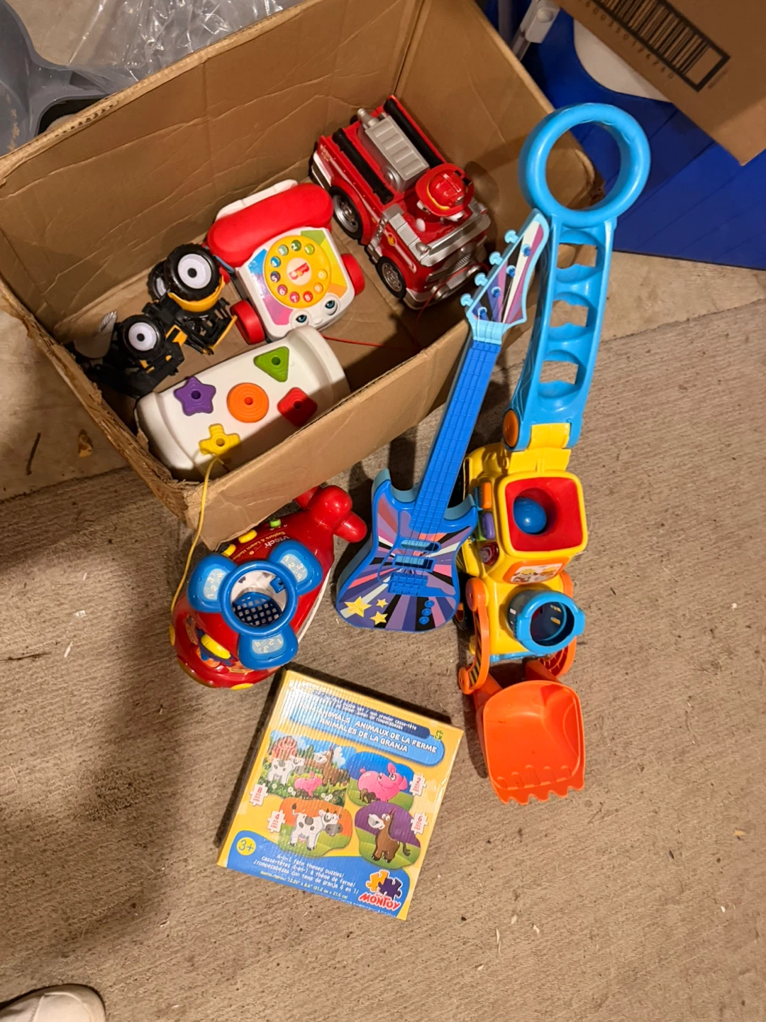 Assorted Kids Toys and Puzzle Set