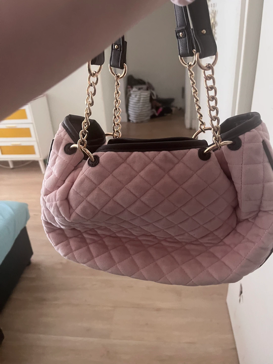 Juicy Couture Quilted Pink Shoulder Bag - photo 2