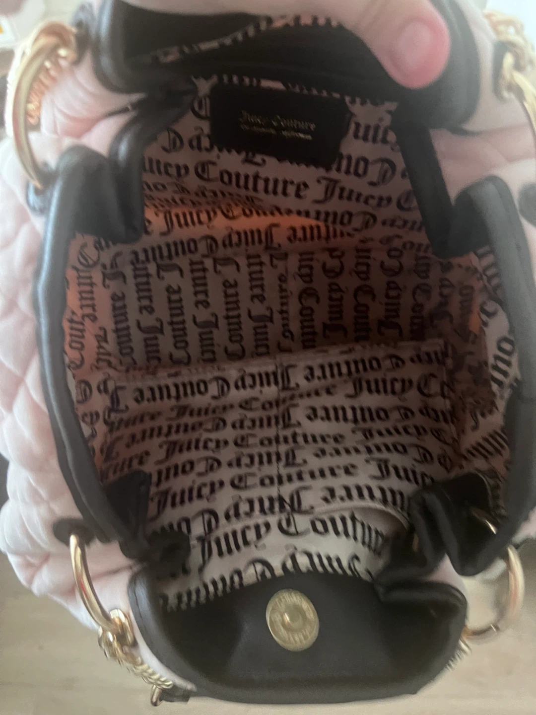 Juicy Couture Quilted Pink Shoulder Bag - photo 3