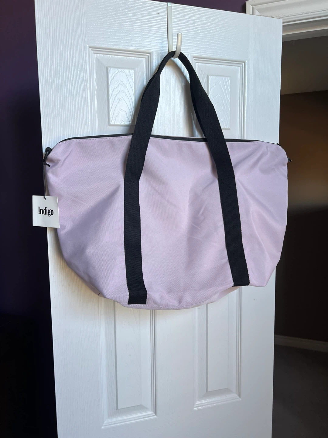 BNWT XL Indigo Anywhere Bag in Lavender