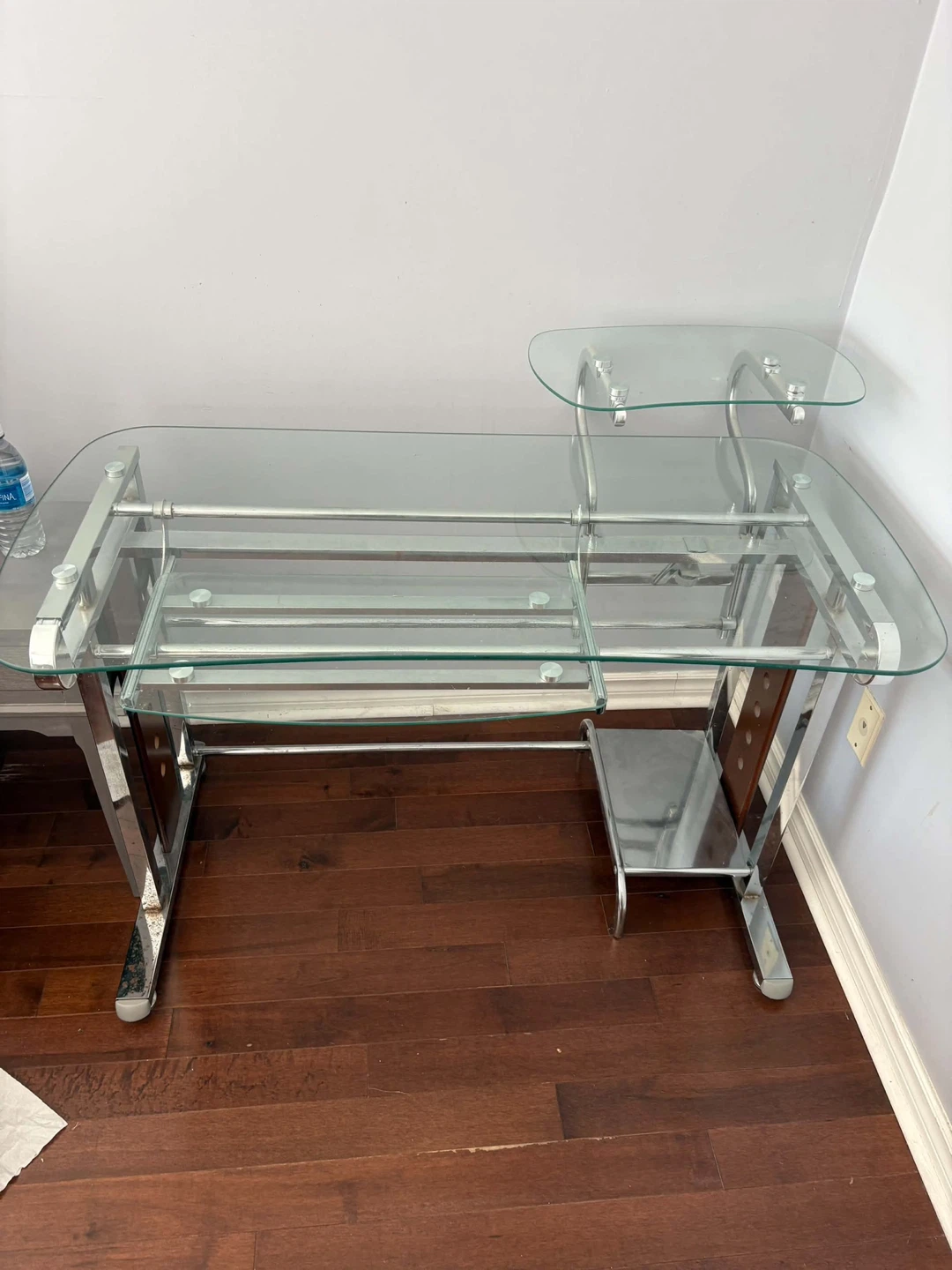 Glass Computer Desk - photo 2
