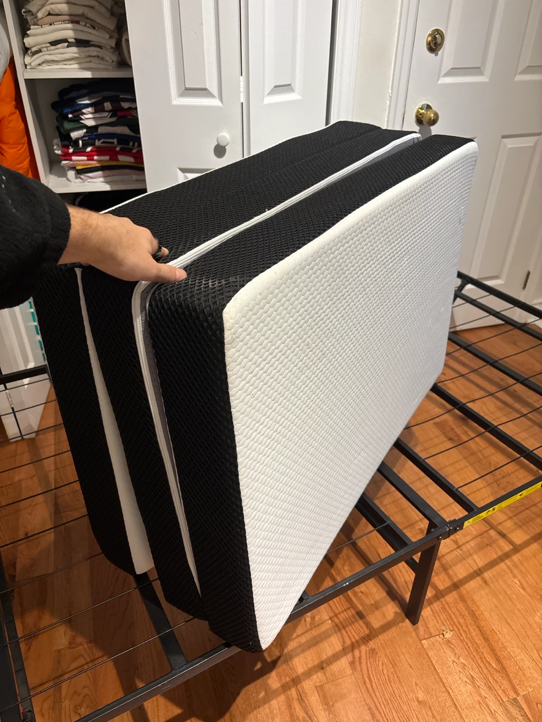 Foldable Memory Foam Twin Mattress / Bed Frame sold separately
