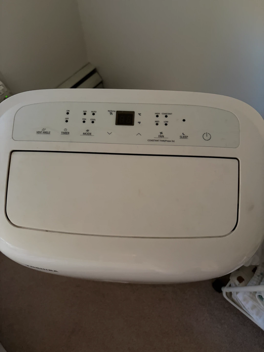 Toshiba Portable Air Conditioner - photo 2