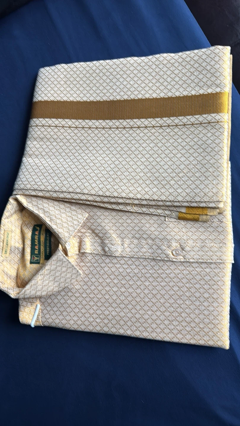 Ramraj Shirt and Mundu Set