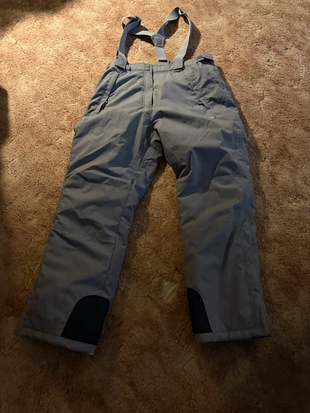 NEW.  Techwear Grey Ski Pants with Suspenders - photo 2
