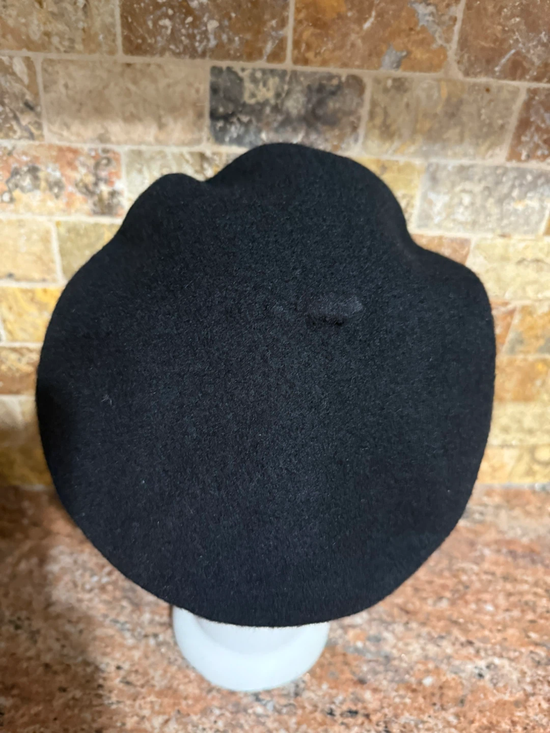 Classic Black Wool Beret - photo 2