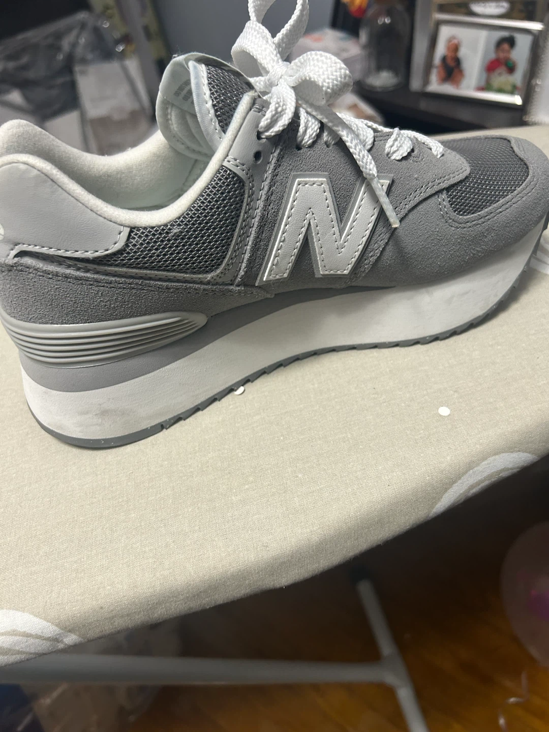New Balance 574 Platform Gray Sneakers - photo 3