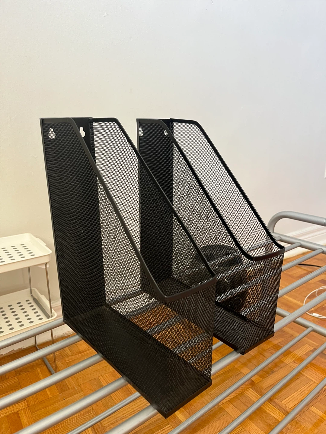 2 Black Magazine Holders