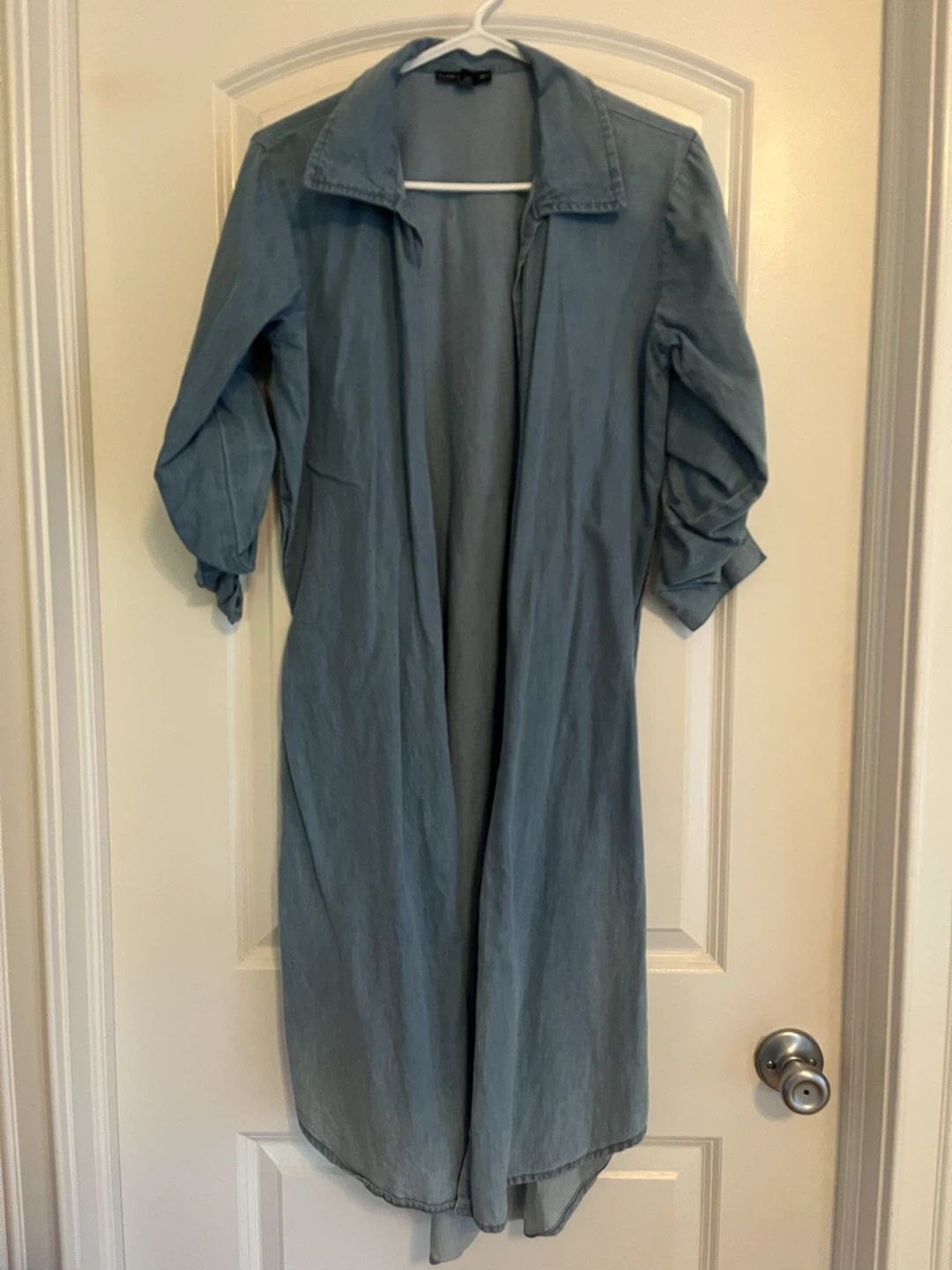 Thread Story Denim Shirt Dress - Size L