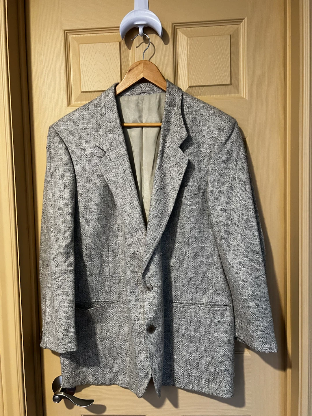 Benchmark Grey Textured Blazer
