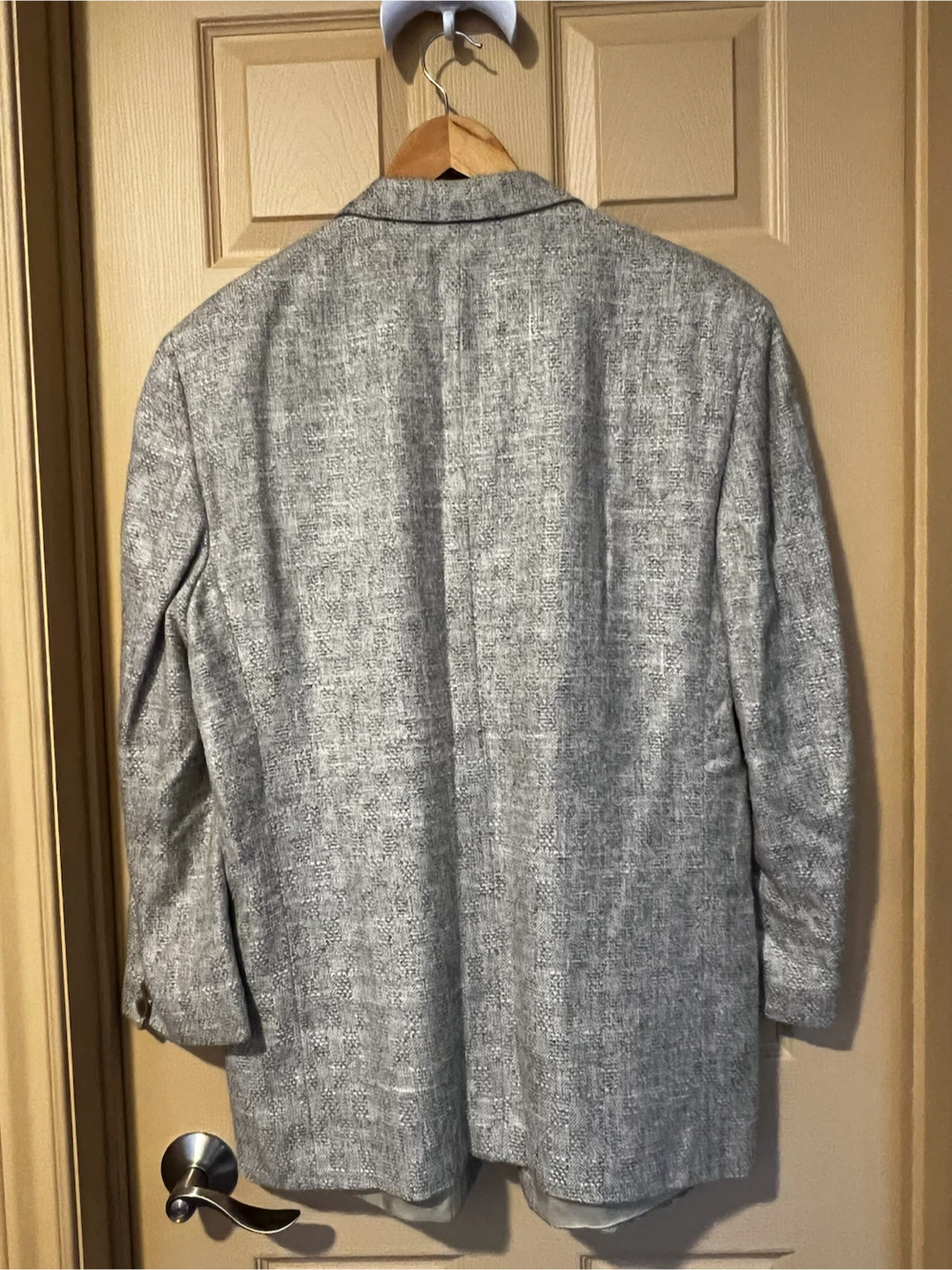 Benchmark Grey Textured Blazer - photo 2