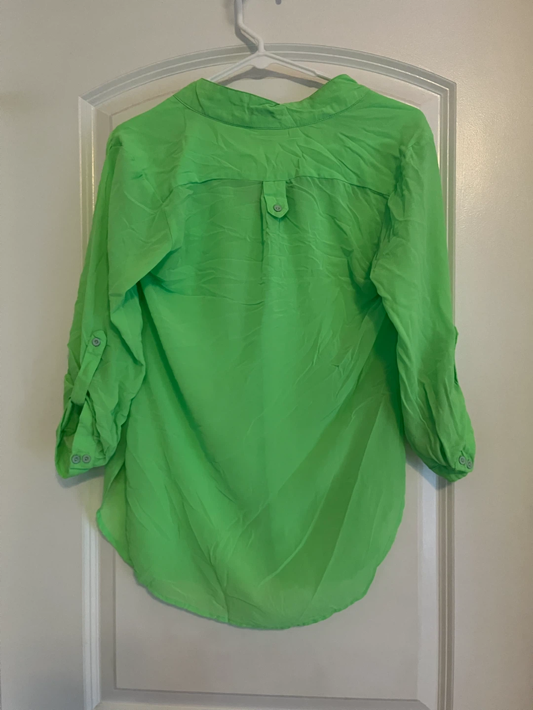 CALS Neon Green Button-Down Shirt - photo 2