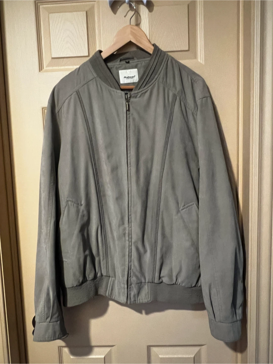 Belcade Micro Suede Bomber Jacket