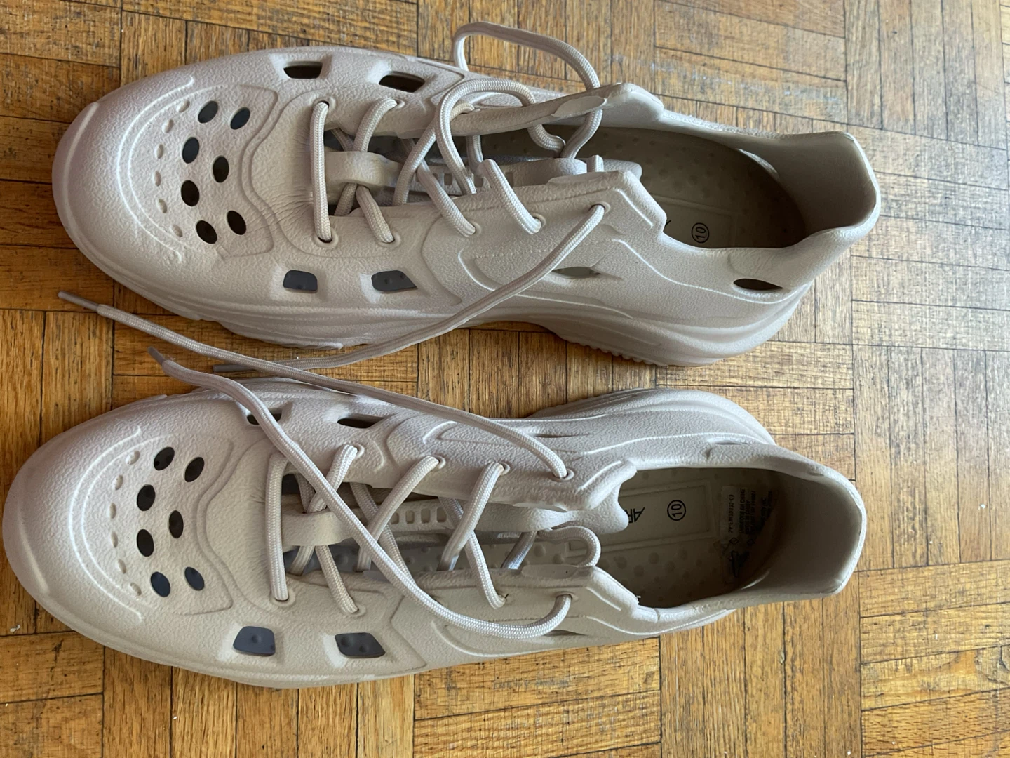 Ardene Beige Foam Sneakers Size 10