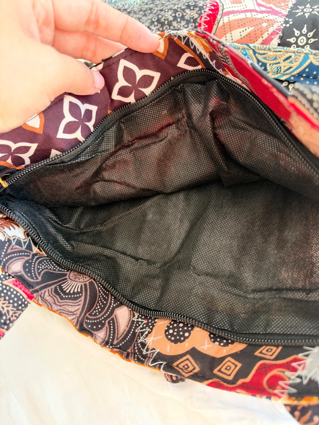 🌸 Handmade Indonesian Batik Patchwork Totebag 🌸 - photo 3