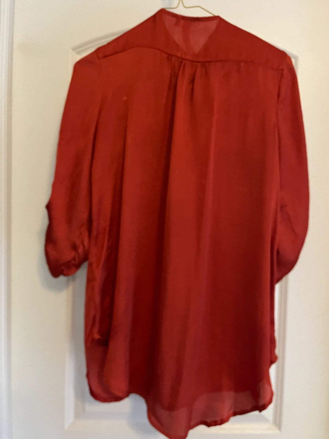 Red Zipper Blouse - photo 2