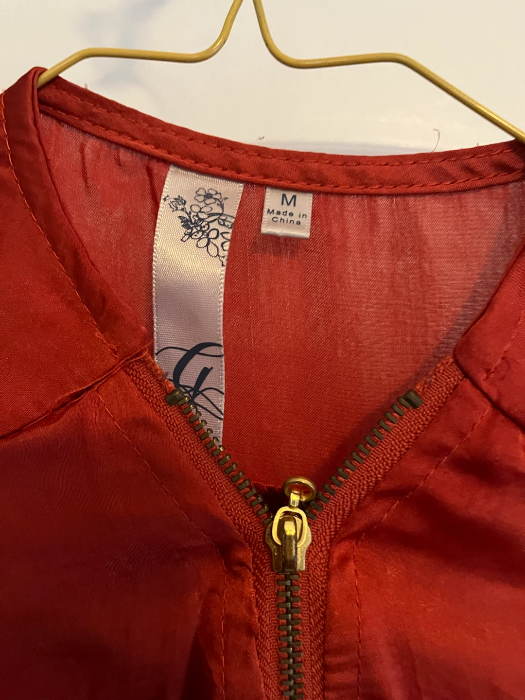 Red Zipper Blouse - photo 3