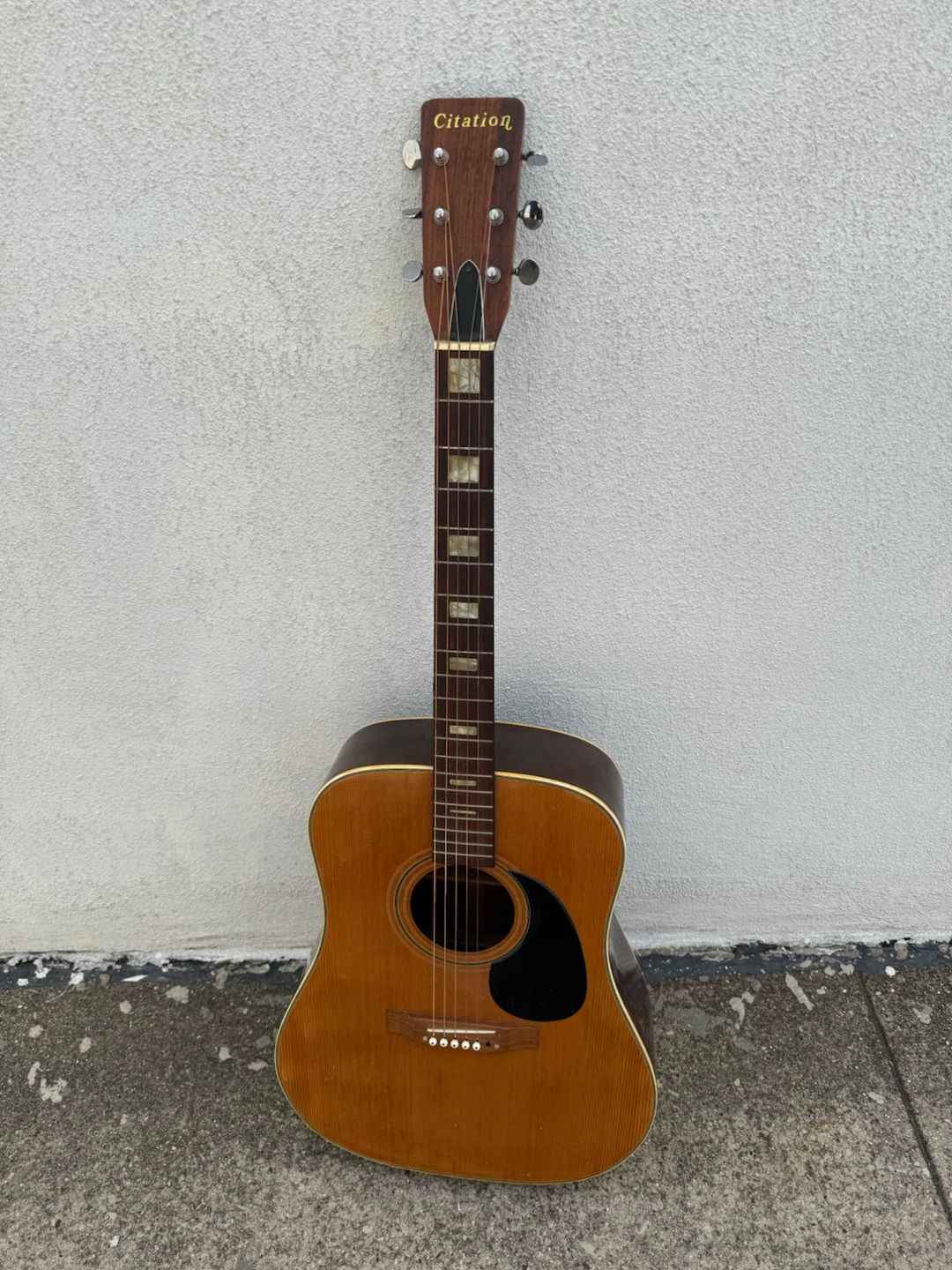 Citation Acoustic Guitar - needs repair