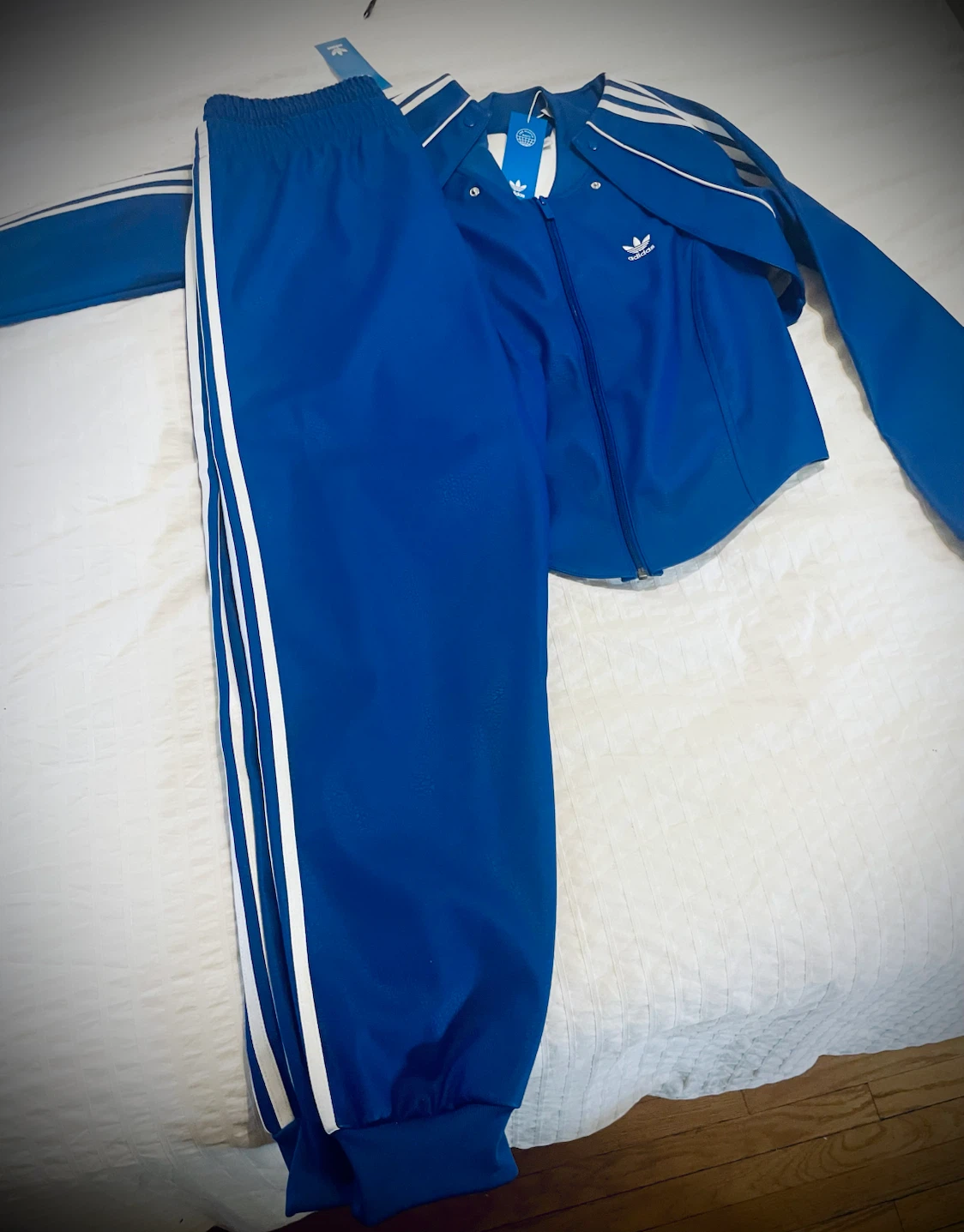 Adidas Originals Track Suit Set Royal Blue - photo 4