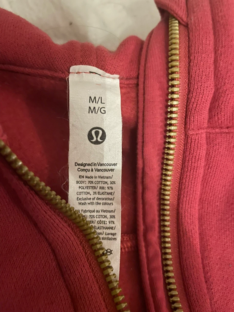 Lululemon Red Half-Zip Hoodie - photo 2