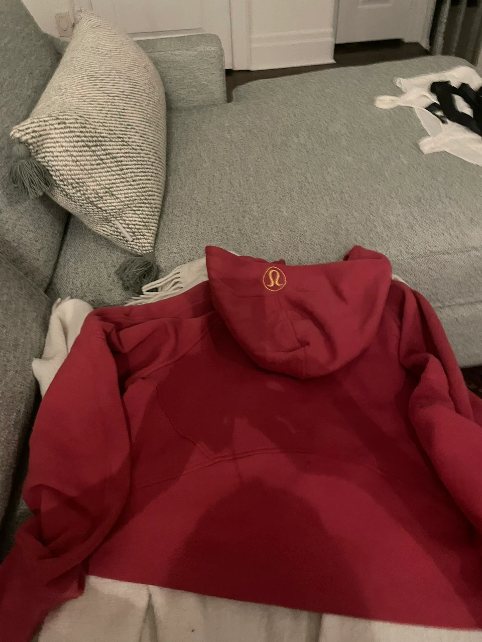 Lululemon Red Half-Zip Hoodie - photo 3