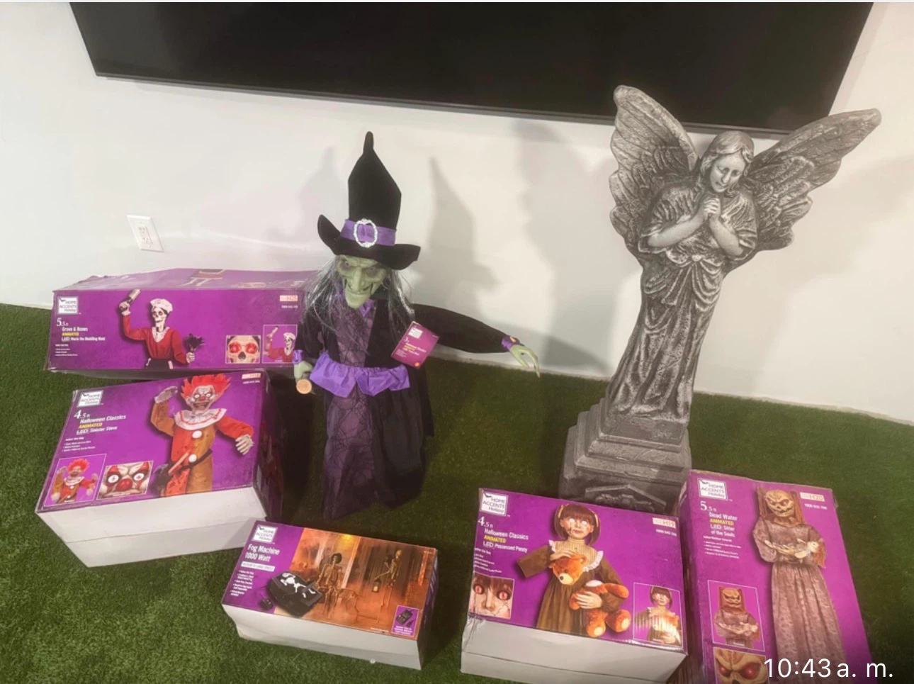 Home Accents Holiday Halloween Animated Figures Bundle