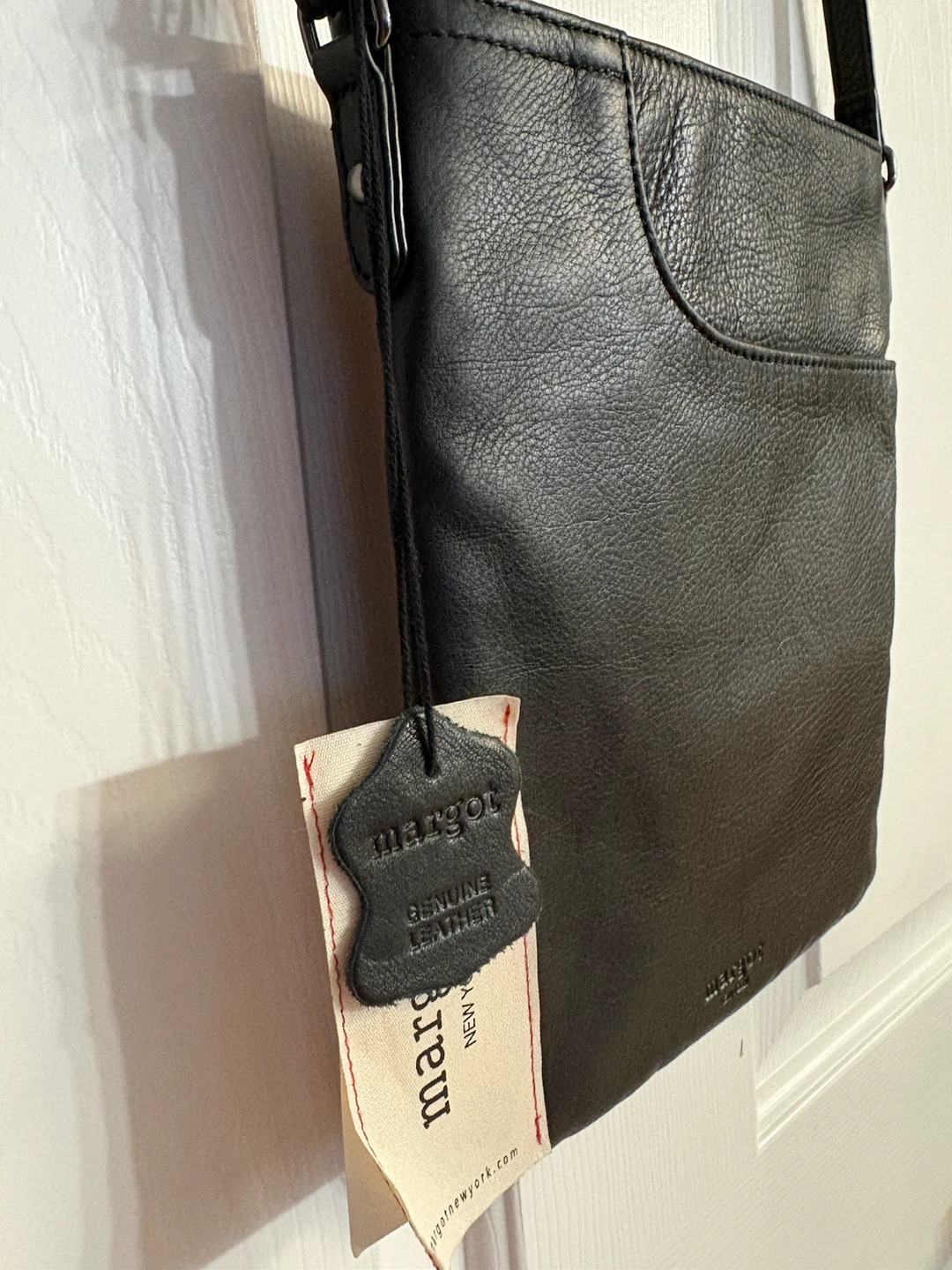 Margot New York Split Pocket Leather Crossbody Bag - photo 5