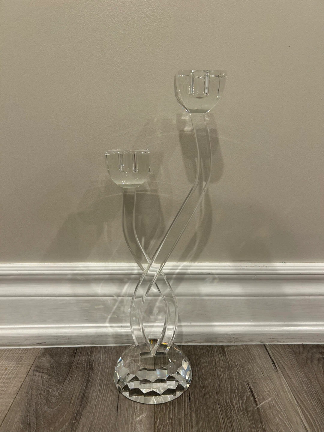 Bowring "Orion Twist" Crystal Candle Holder (With Original Box) - photo 4