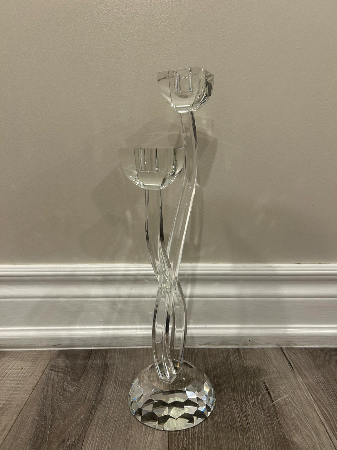 Bowring "Orion Twist" Crystal Candle Holder (With Original Box) - photo 5