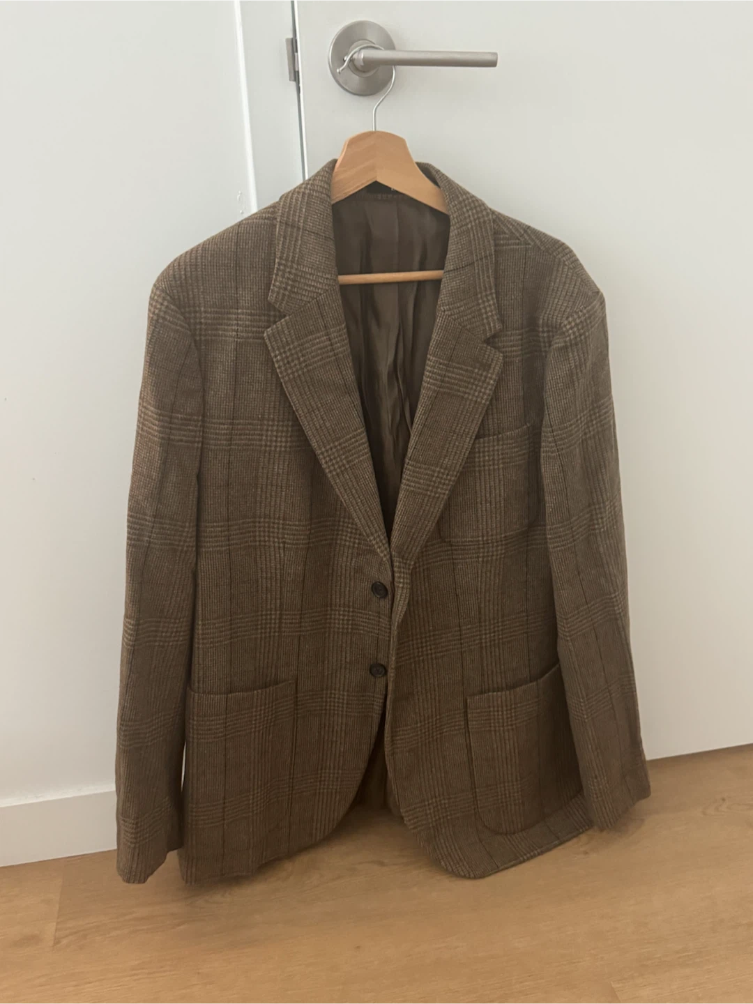 Banana Republic Brown Plaid Blazer