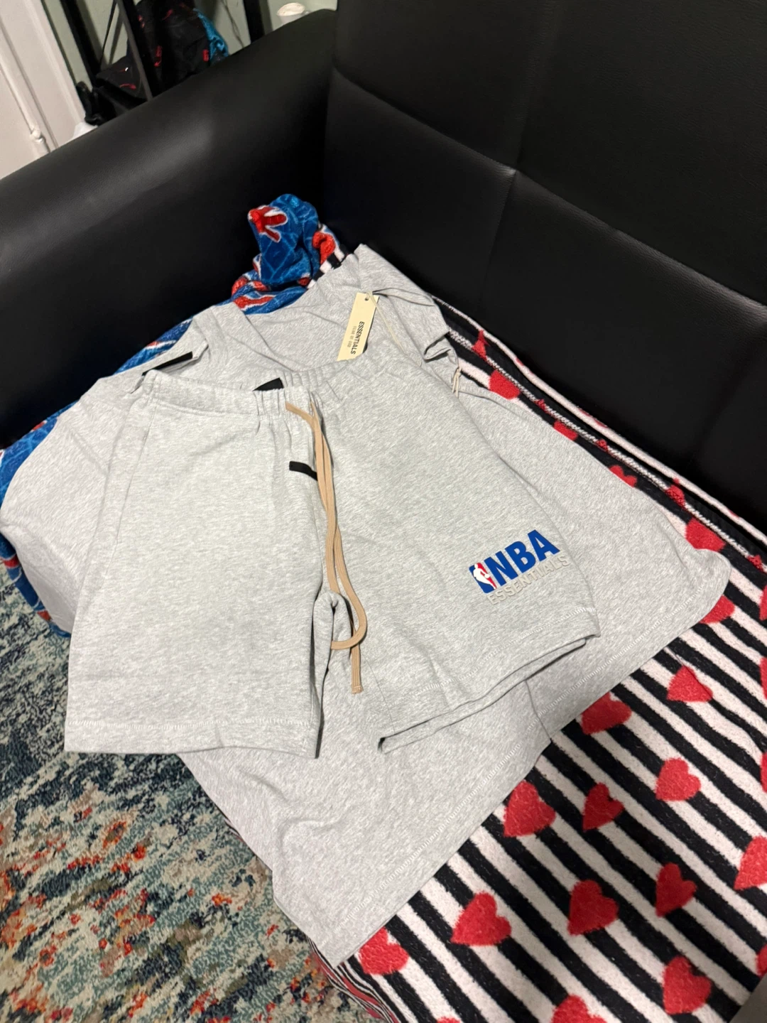 Essentials x NBA Gray Short Set - photo 3