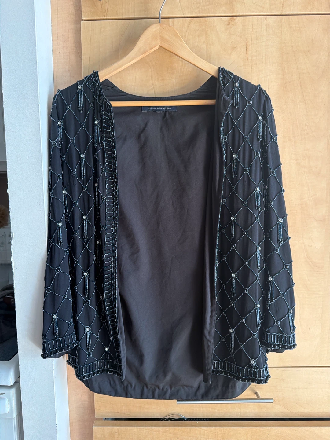 French Connection Beaded Cardigan