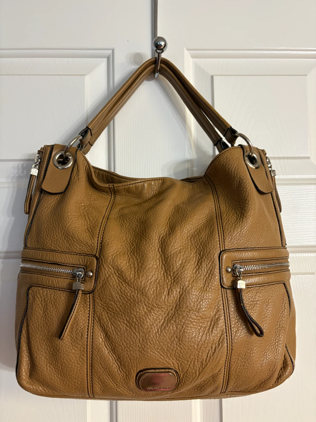 Anne Klein Pebbled Leather Handbag