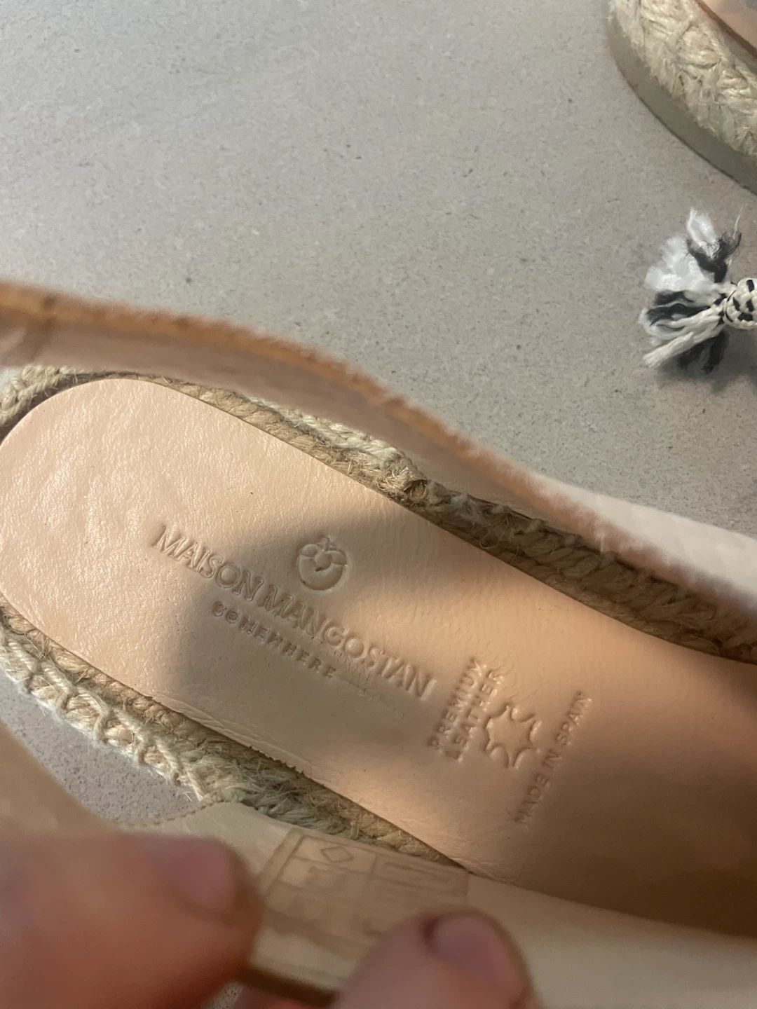Maison Mangostan leather espadrilles - photo 5