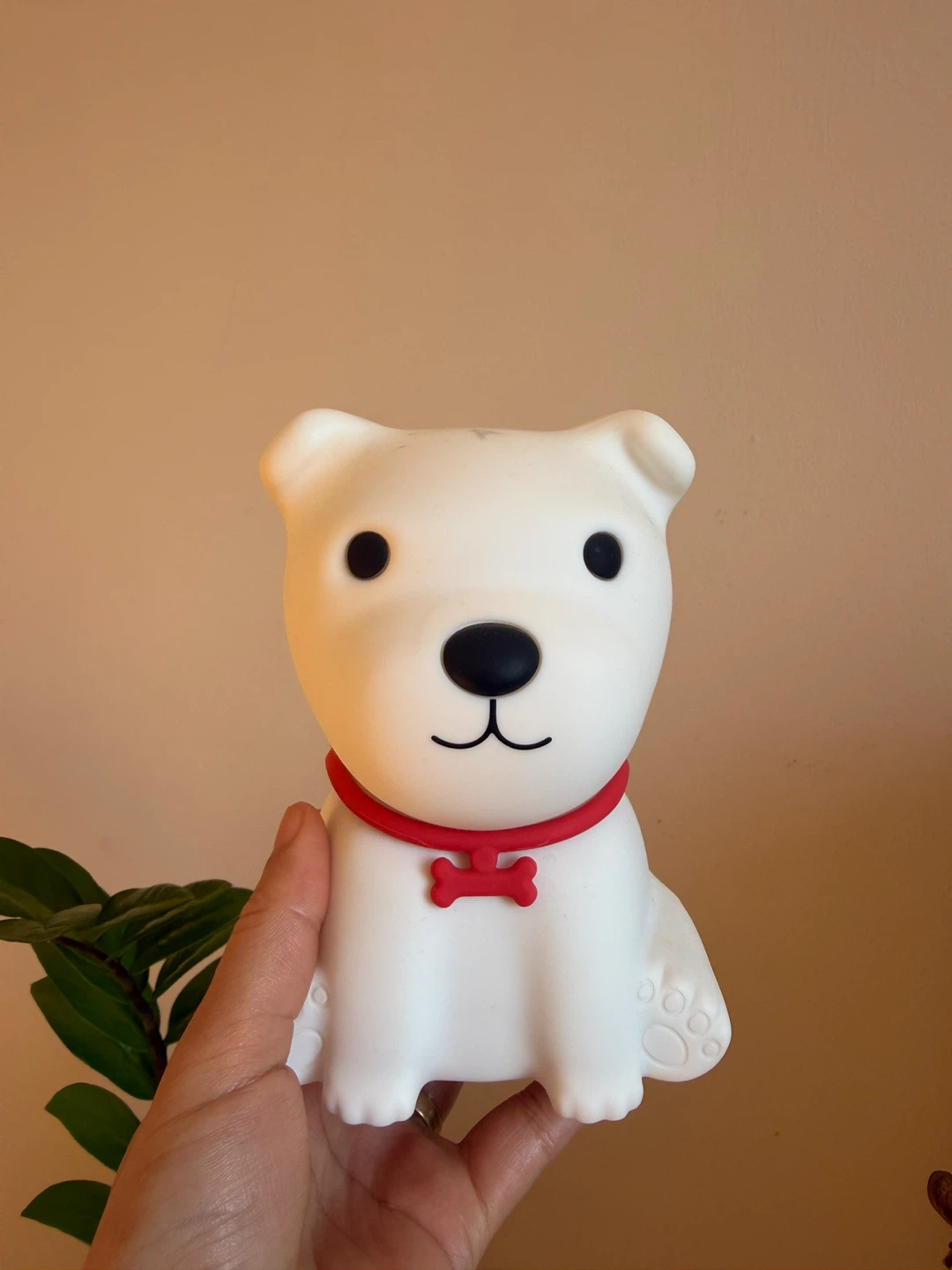 Dog-shaped LED silicone night light