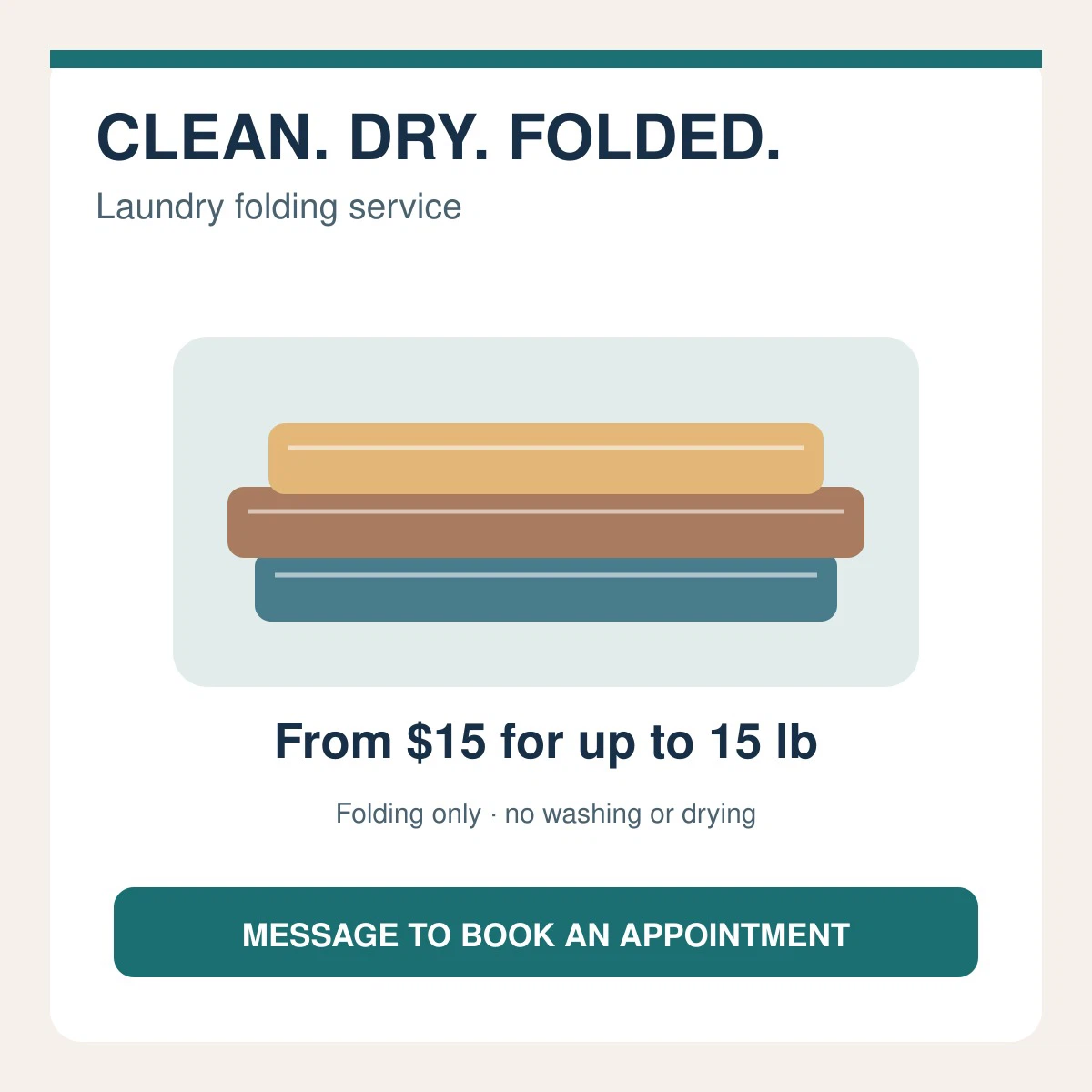 Laundry Folding Service