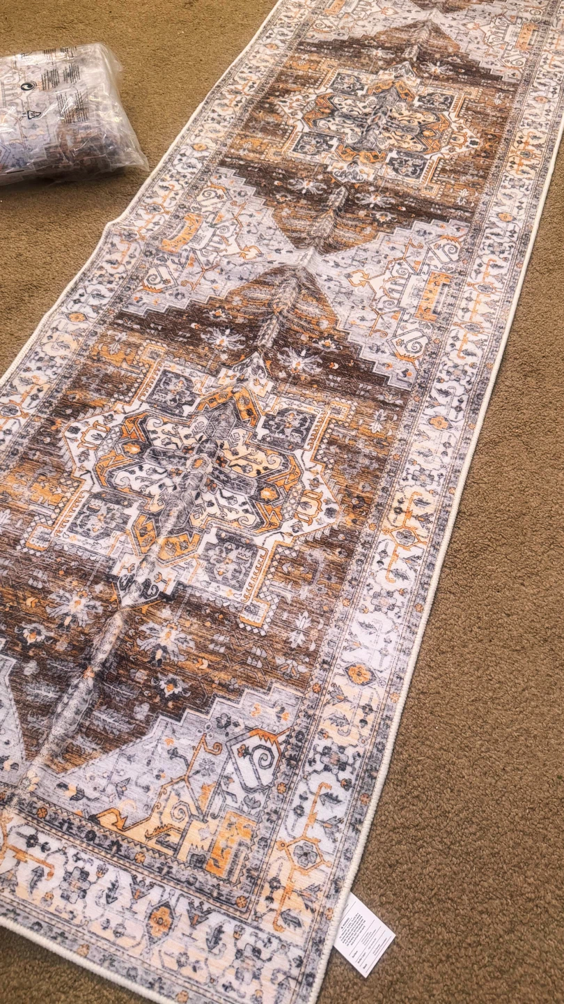 Vintage Style Washable Runner Rug - photo 2