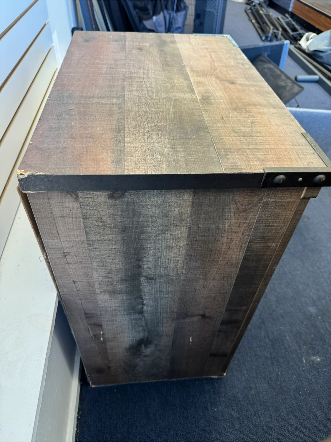 Rustic 2-Drawer Nightstand - photo 2