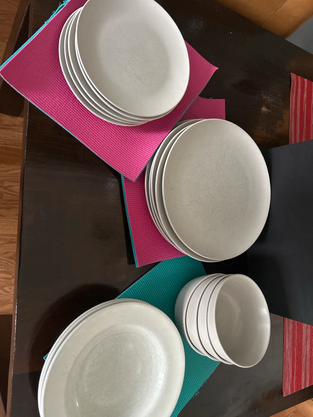 Set of 14 White Dishes - photo 4