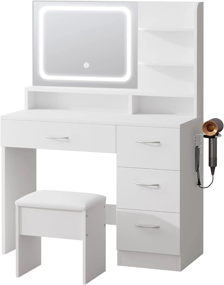 ✨ BRAND NEW White Makeup Vanity Desk - photo 2