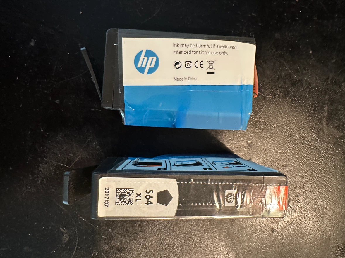 2 HP 564 XL Black Ink Cartridges - photo 2