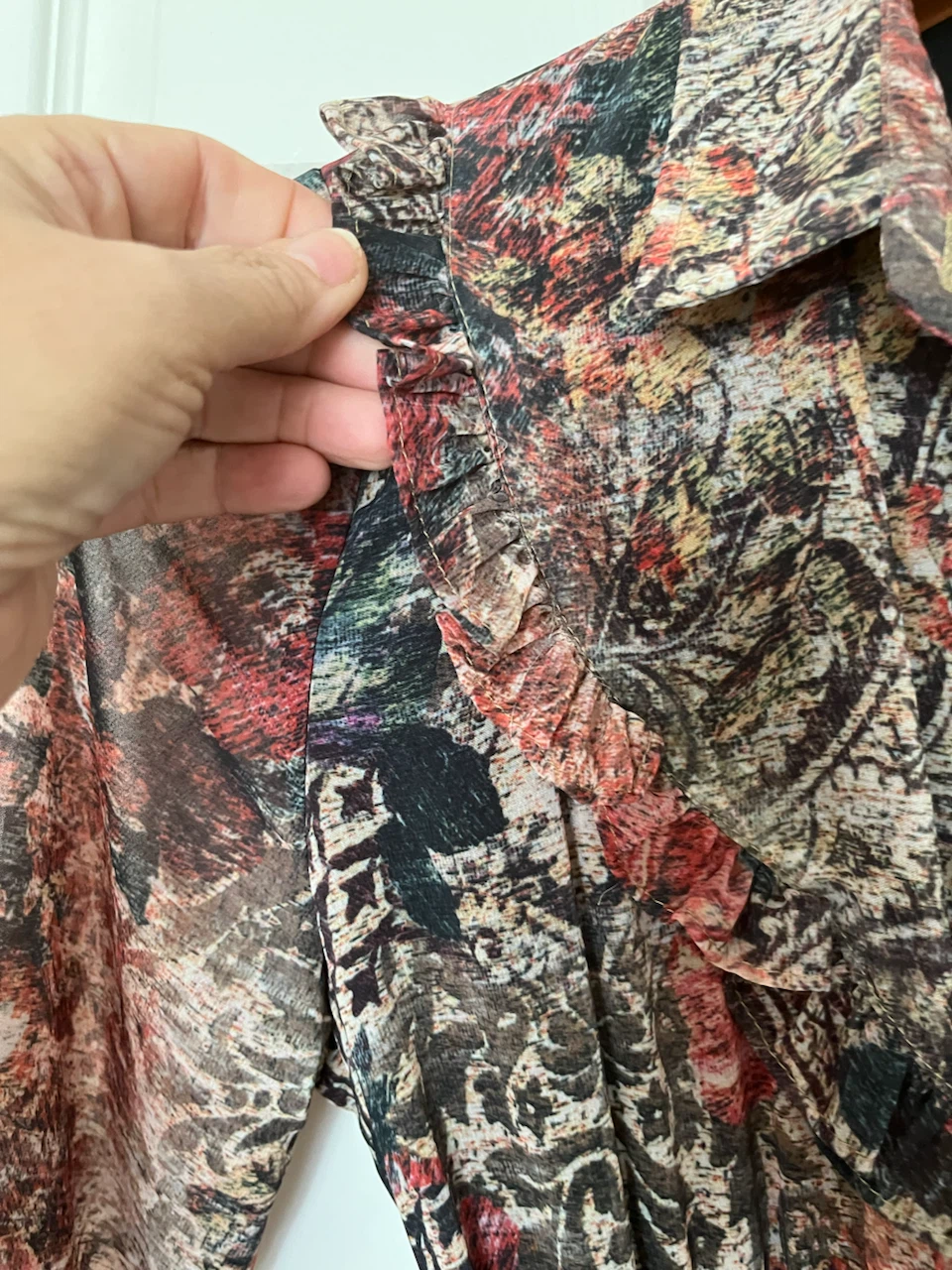 Floral Print chiffon Maxi Dress XL - photo 3