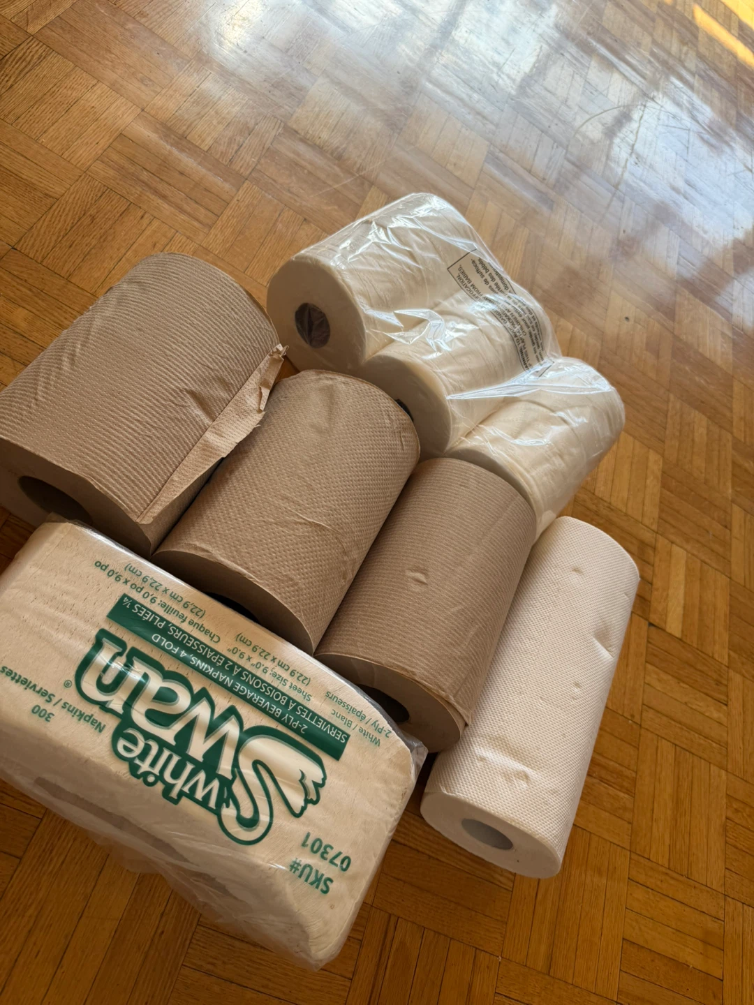 White Swan Napkins and Paper Towels