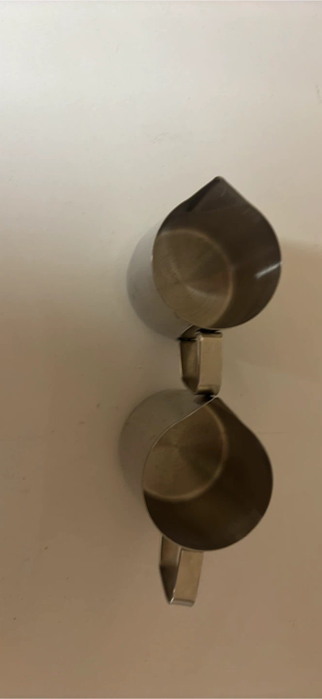 Two Stainless Steel Milk Frothing Pitchers - photo 2