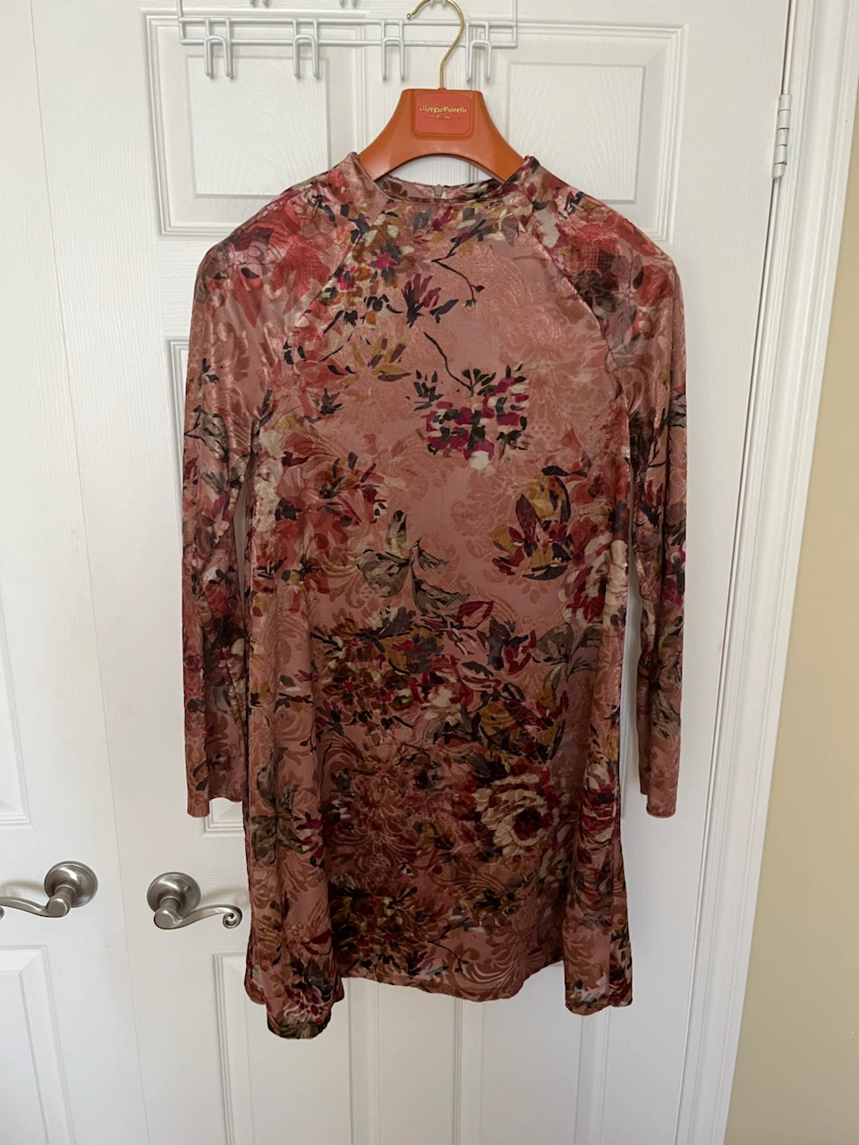 Floral Velvet Dress