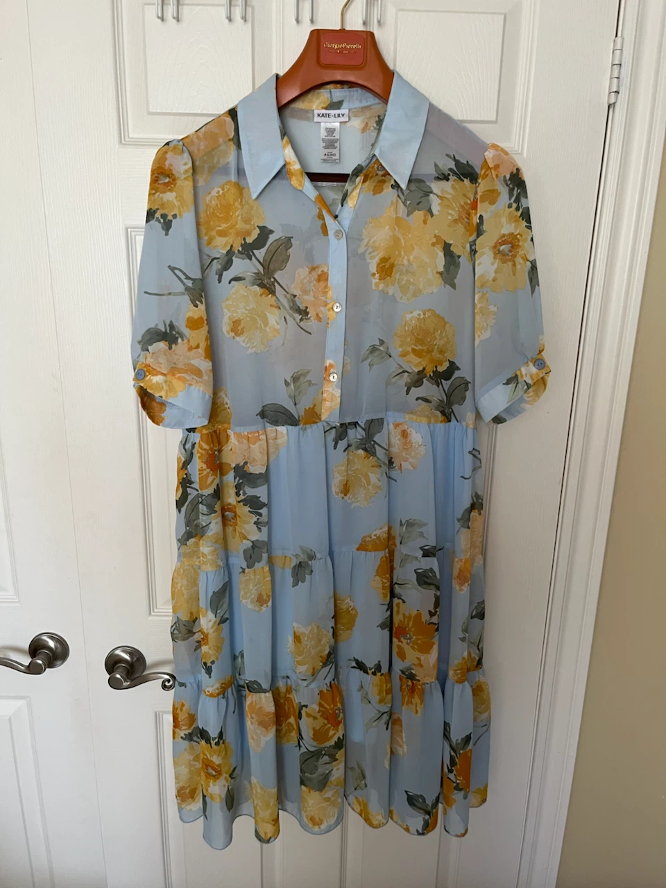 floral chiffon dress
